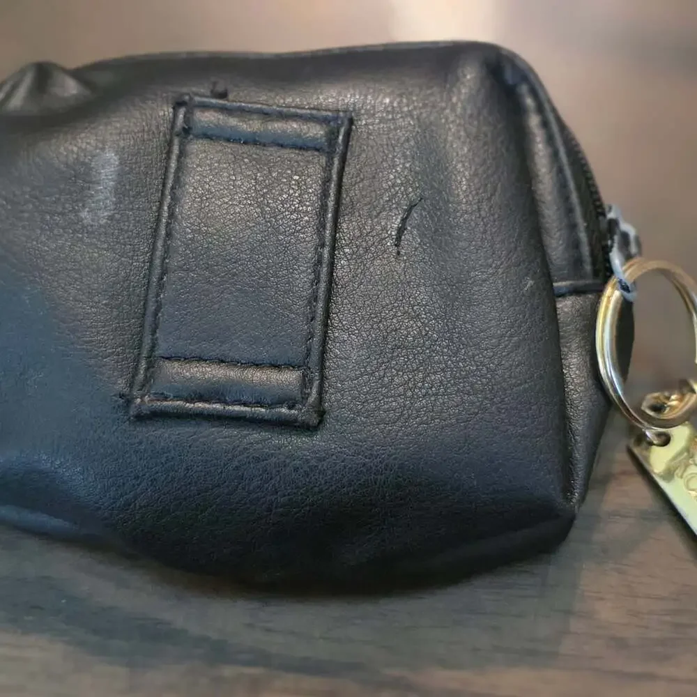 Koltov Black Faux Leather Multi-Piece Pouch Set